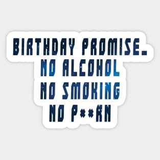 Birthday promise (BP) Sticker